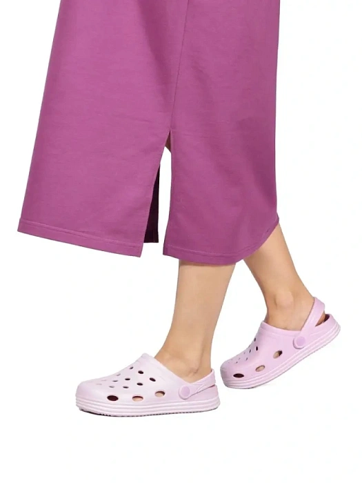 Женские сабо eObuv фиолетовые, артикул 437303/01-02EB