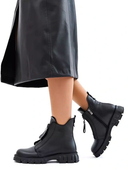 Женские ботинки basic eObuv черные, артикул 800191-PL-01