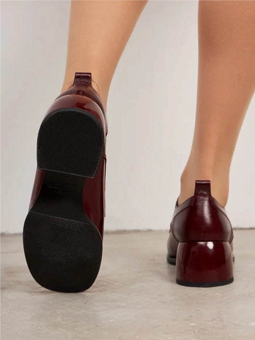 Женские туфли SOFIA-ALEXANDRA бордовые, артикул 4E-5594-901-25W