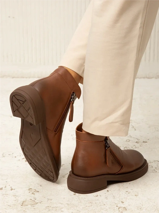 Женские ботинки eObuv коричневые, артикул EO42-DBV24-4-303