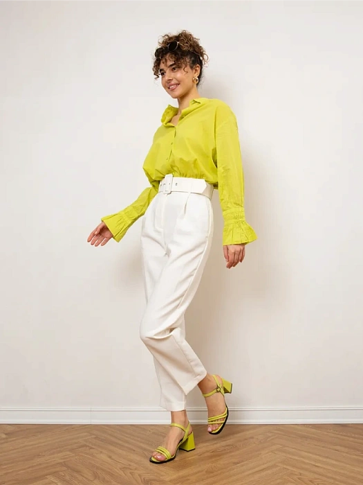 Женские босоножки  FEDERICA RODARI зеленые, артикул 17E-H408-CT5-2Q