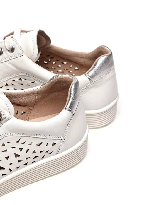 Женские кеды CAPRICE белые, артикул 9-23552-42-197