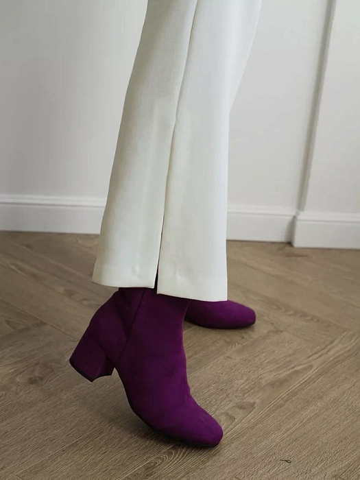 Женские ботильоны MARCO TOZZI розовые, артикул 2-25349-41-587