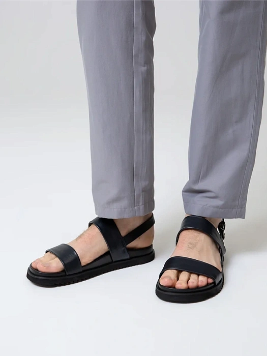 Мужские сандалии BRUNO RENZONI  синие, артикул TK909-8-H8