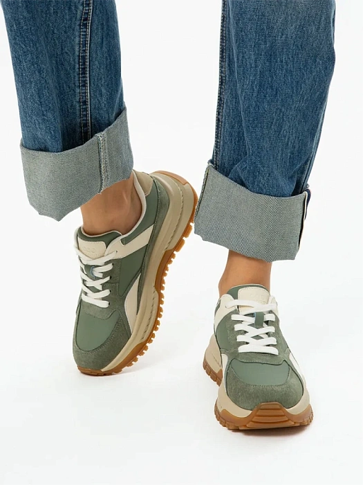 Женские кроссовки STROBBS хаки, артикул F7534-19