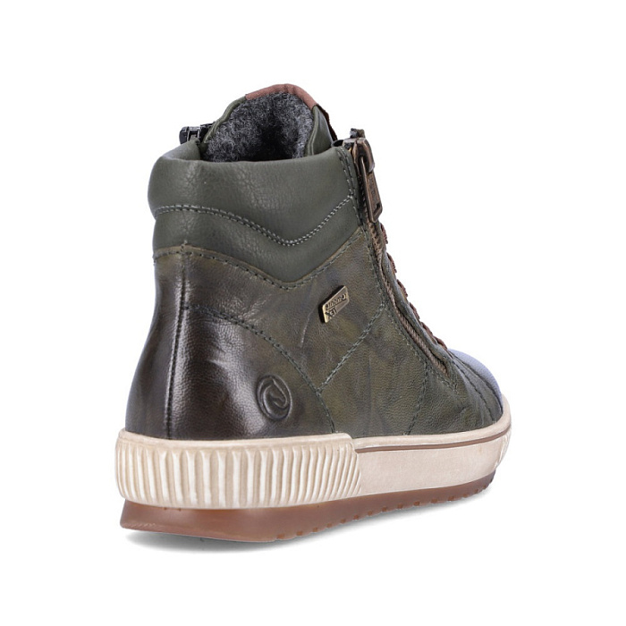 Женские ботинки basic REMONTE зеленые, артикул D0772-52