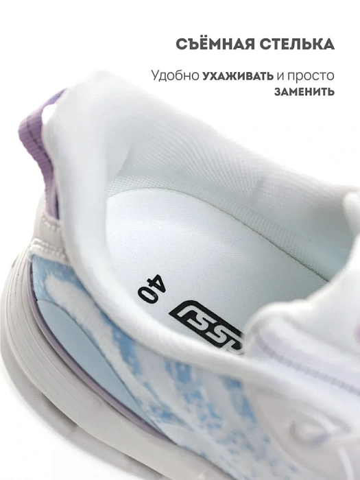 Женские кроссовки RS SPORT белые, артикул LH227B14_WHITE