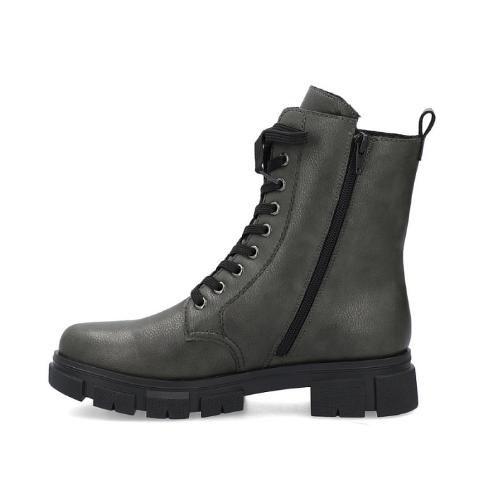 Женские берцы RIEKER зеленые, артикул Y7102-52