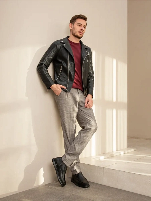 Мужские ботинки BRUNO RENZONI  черные, артикул 9833X-1Z-961