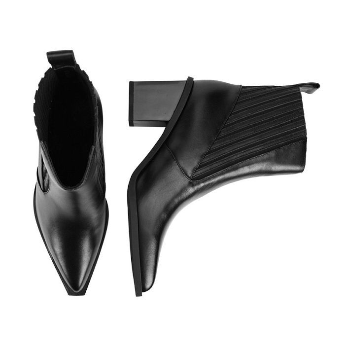 Женские ботильоны FEDERICA RODARI черные, артикул 7E-3C511-653A