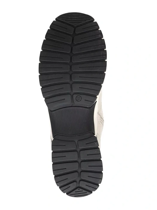 Женские ботинки basic eObuv белые, артикул 9-75256-41-144