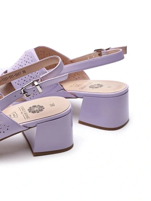 Женские босоножки  FEDERICA RODARI фиолетовые, артикул 4E-1431-501-A667