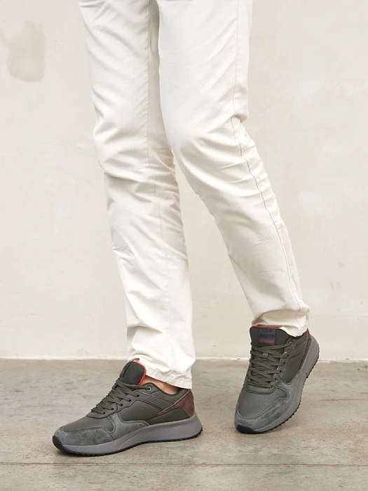 Мужские кроссовки STROBBS хаки, артикул C3480-19