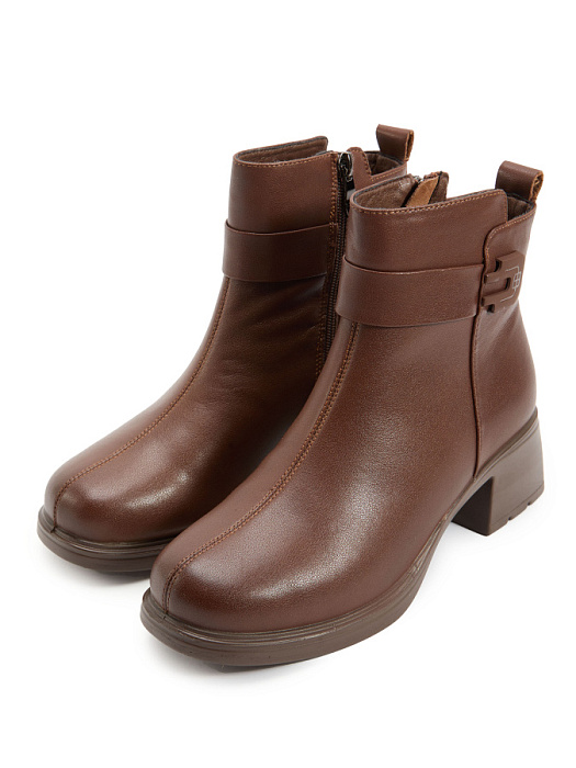 Женские ботинки eObuv коричневые, артикул DY25030716B