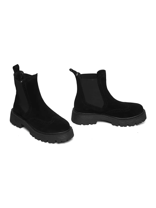 Женские челси eObuv черные, артикул EO-Q-1-24-11/black