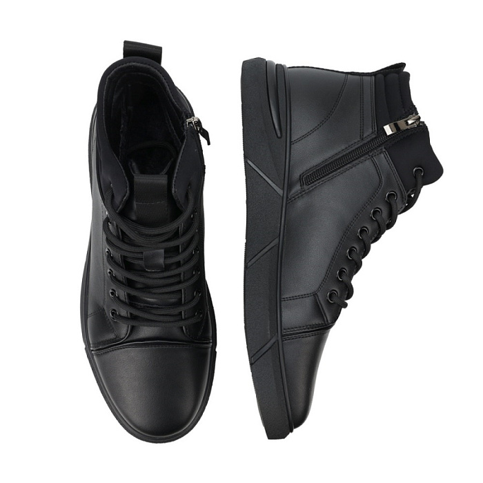 Мужские ботинки basic BRUNO RENZONI  черные, артикул VE211-010