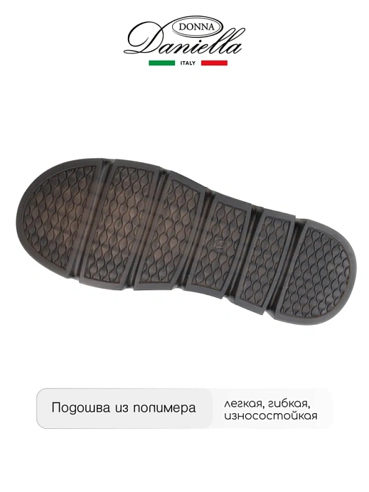 Женские ботинки basic Donna Daniella  черные, артикул NK103-010