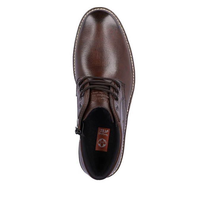 Мужские ботинки basic RIEKER коричневые, артикул 15339-26