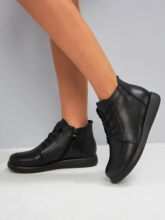 Женские ботинки eObuv черные, артикул DY25030711A