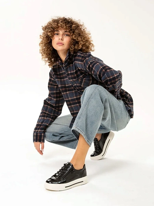 Женские кеды CAPRICE черные, артикул 9-23351-43-019