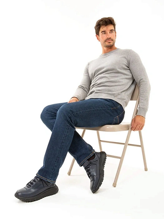 Мужские кроссовки BRUNO RENZONI  синие, артикул HS10132T-3