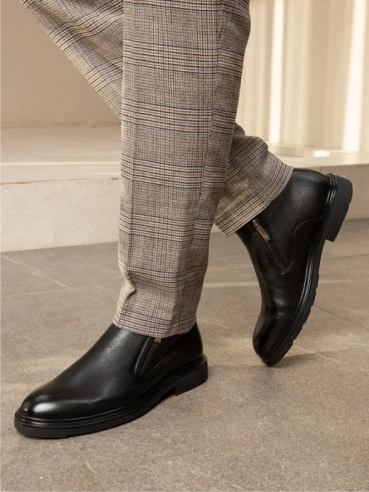 Мужские ботинки BRUNO RENZONI  черные, артикул H011-2