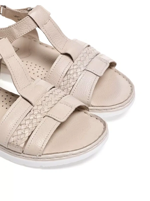 Женские сандалии CAPRICE бежевые, артикул 9-28750-42-118