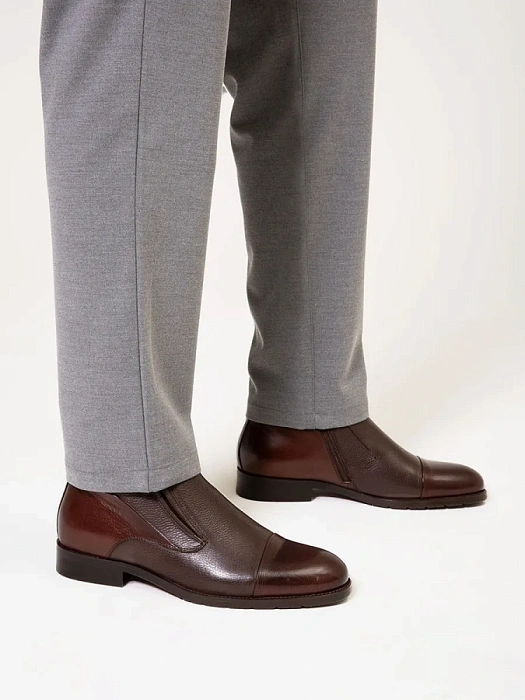 Мужские ботинки BRUNO RENZONI  коричневые, артикул 5332X-225B-R