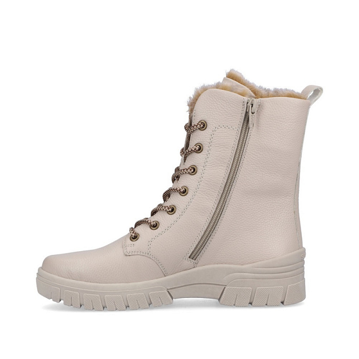 Женские ботинки basic REMONTE бежевые, артикул D0E72-60