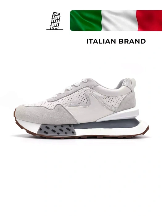 Женские кроссовки SOFIA-ALEXANDRA белые, артикул SA16796-WT