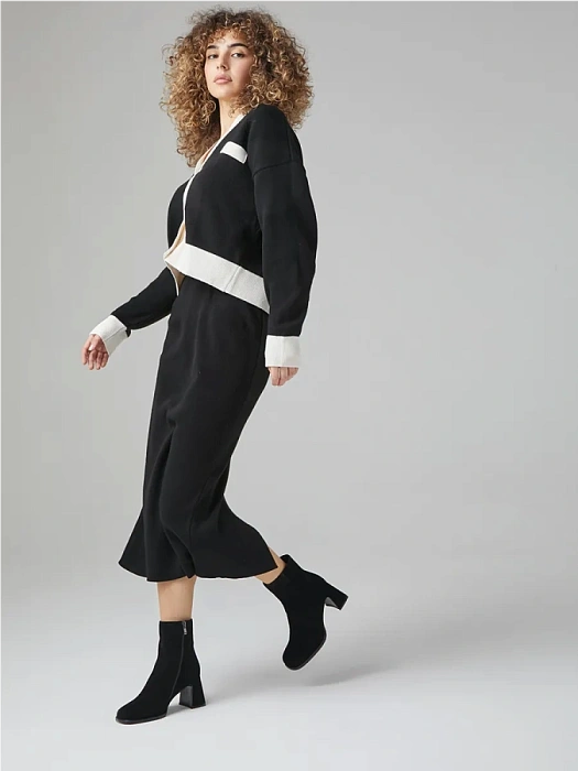 Женские ботильоны FEDERICA RODARI черные, артикул 7E-3H491-826