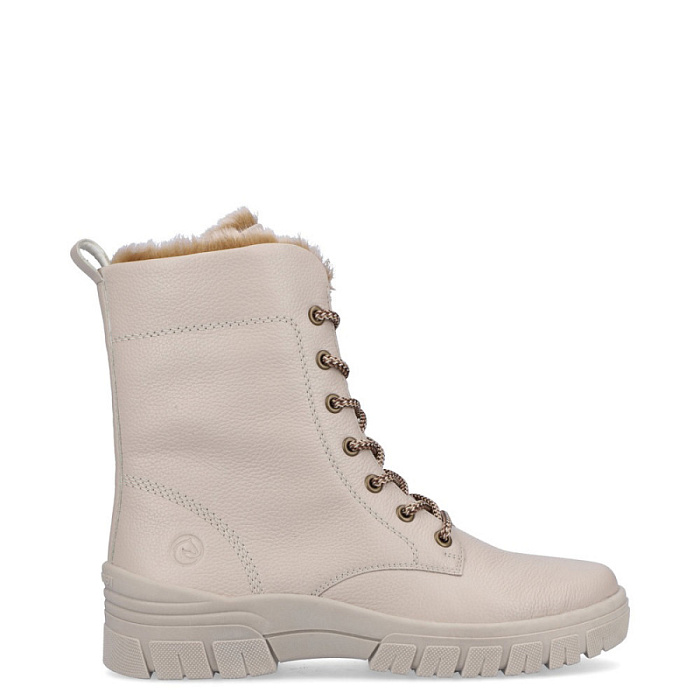 Женские ботинки basic REMONTE бежевые, артикул D0E72-60