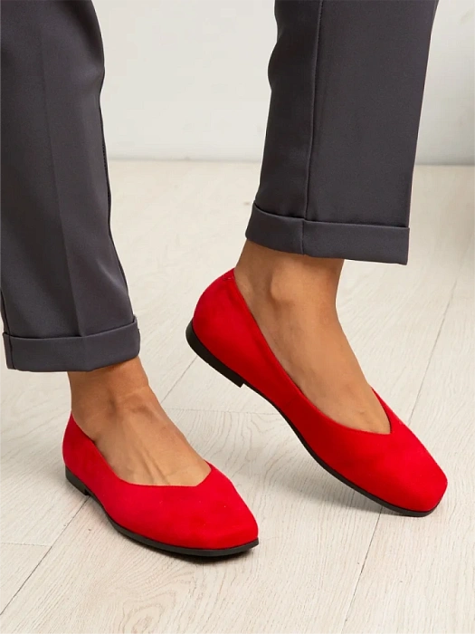 Женские туфли FEDERICA RODARI красные, артикул 43E-T1180-N65001-15