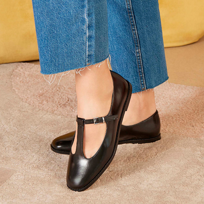 Женские туфли SOFIA-ALEXANDRA черные, артикул 38E-B149-25W