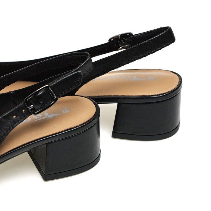 Женские слингбэки TAMARIS черные, артикул 1-29500-42-003