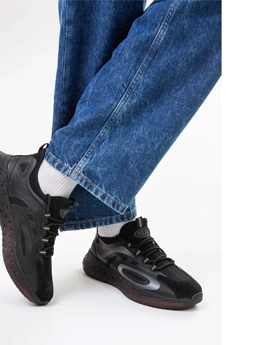 Мужские кроссовки BRUNO RENZONI  черные, артикул VK63-162554