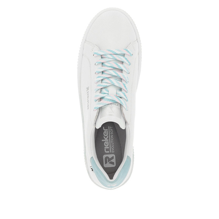 Женские кеды RIEKER белые, артикул W0704-80