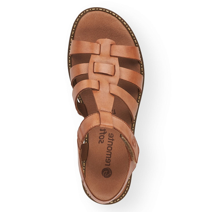 Женские сандалии REMONTE коричневые, артикул D3668-22