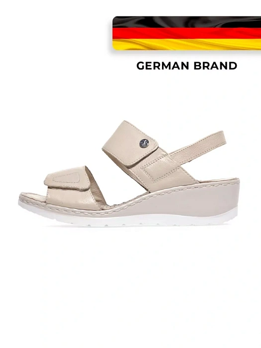 Женские босоножки  CAPRICE бежевые, артикул 9-28251-42-118