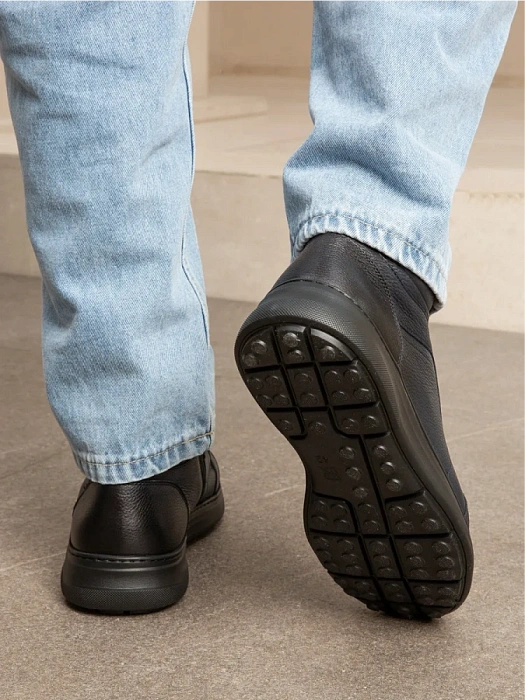 Мужские ботинки BRUNO RENZONI  синие, артикул 983X-16R-TA49