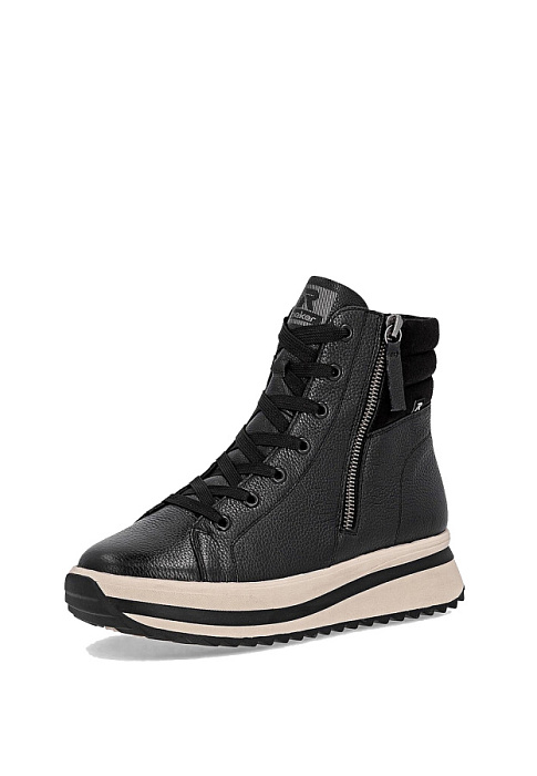 Женские ботинки RIEKER черные, артикул W3870-00