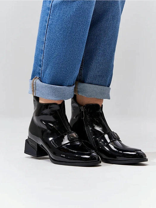 Женские ботильоны FEDERICA RODARI черные, артикул 16E-WE21698-2