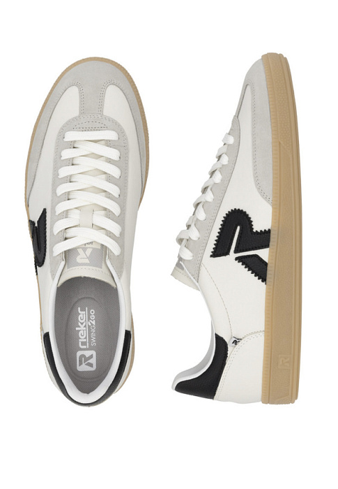 Мужские кеды RIEKER белые, артикул U2200-83