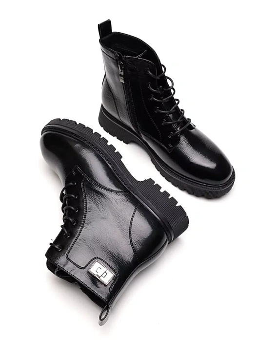 Женские ботинки Donna Daniella  черные, артикул 21W7-17-502B