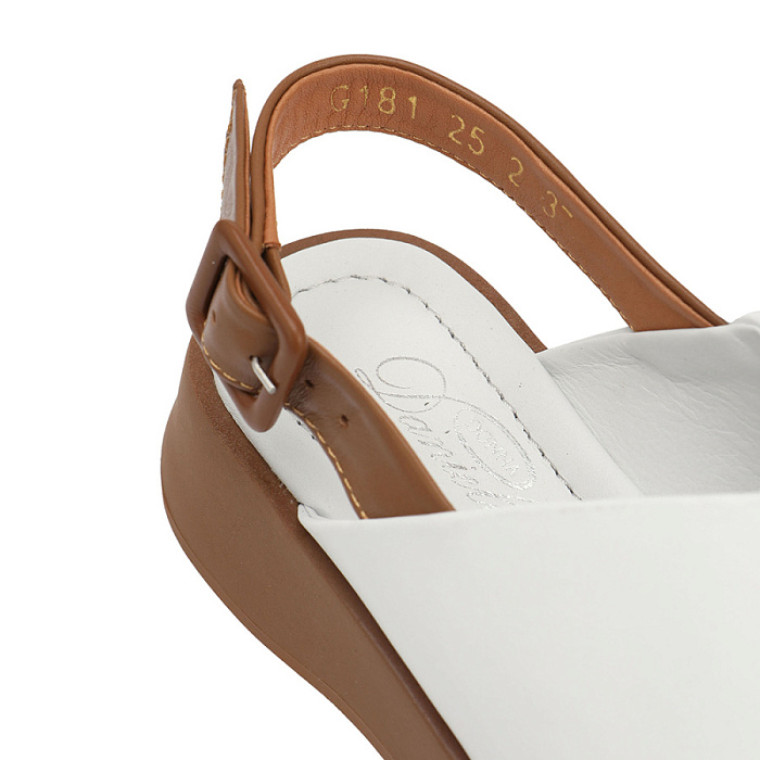 Женские босоножки  Donna Daniella  белые, артикул DD-G-181-25-2_white