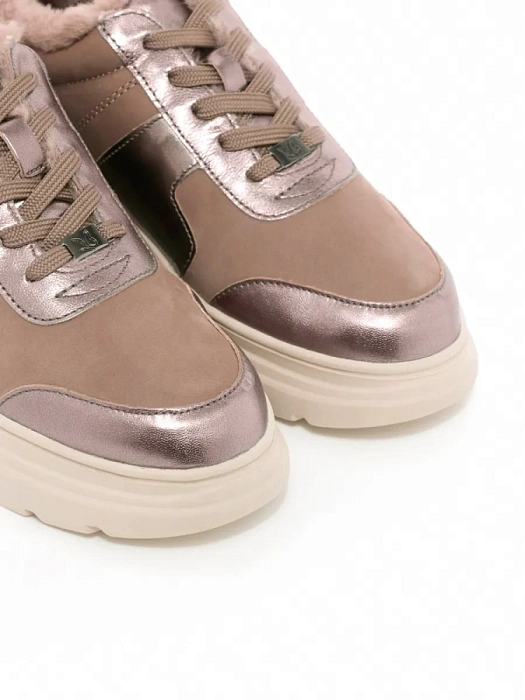 Женские кроссовки CAPRICE бежевые, артикул 9-23704-41-345