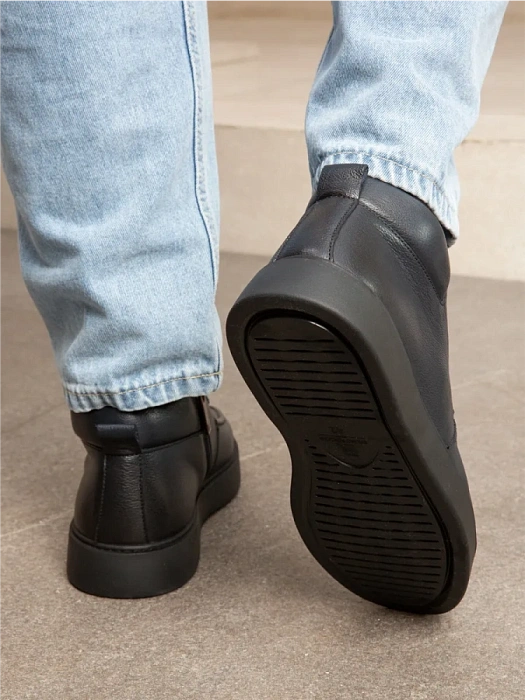 Мужские ботинки BRUNO RENZONI  синие, артикул 983X-20Z-C18