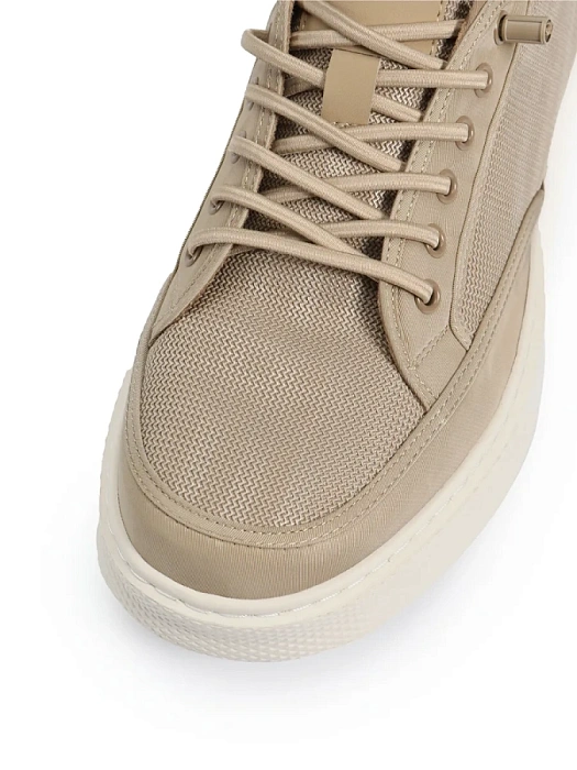 Мужские кеды BRUNO RENZONI  бежевые, артикул BR20525-MT