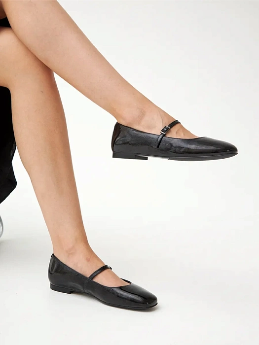 Женские мери джейн SOFIA-ALEXANDRA черные, артикул 38E-HF1011-A