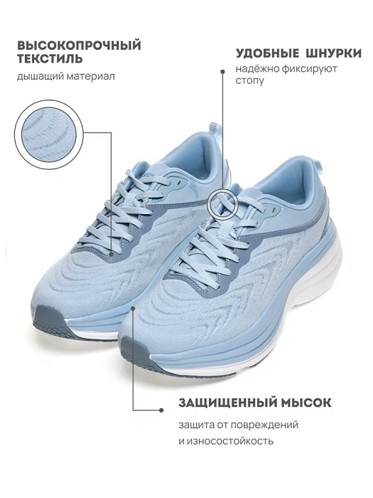 Женские кроссовки RS SPORT голубые, артикул LK234A2W_BLUE